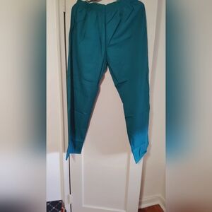 Teal scrub pants
